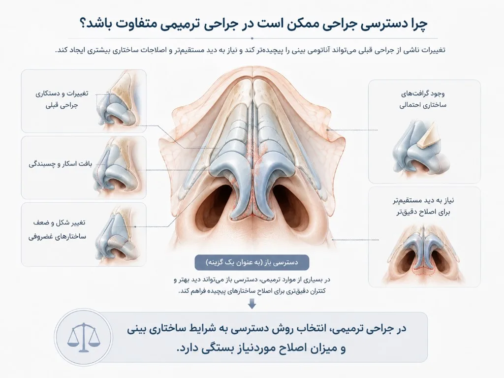 چرا دسترسی در ترمیم ممکن است متفاوت باشد
