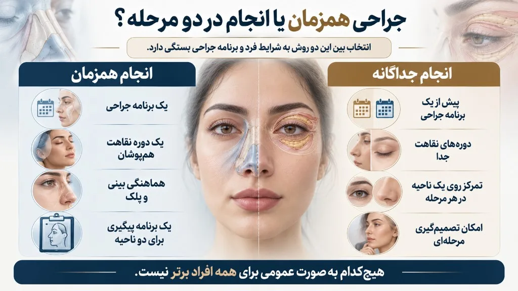 جراحی همزمان یا انجام در دو مرحله؟