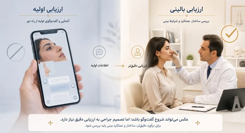 ارزیابی اولیه در برابر ارزیابی بالینی
